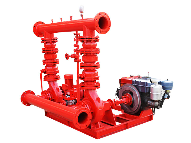 edj fire pump - Fire pump packages consists of one main pump coupled to electric motor