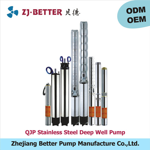 QJP Stainless Steel Deep Well Pump - Submersible Pump Structure and Working Principle for Well